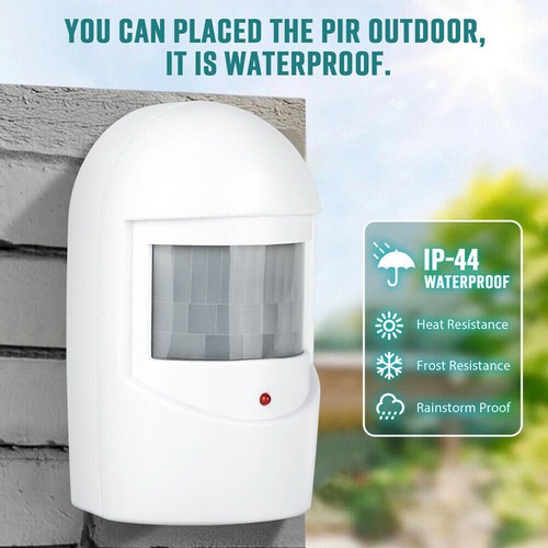 Motion Sensor Wireless Driveway Alarm Infrared Home Garage Alert Security System - Picture 5 of 9