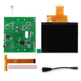Hight Light 3.5" 640x480 Retro Pixel IPS LCD Kit For ATARI LYNX Ⅱ 720P HDMI