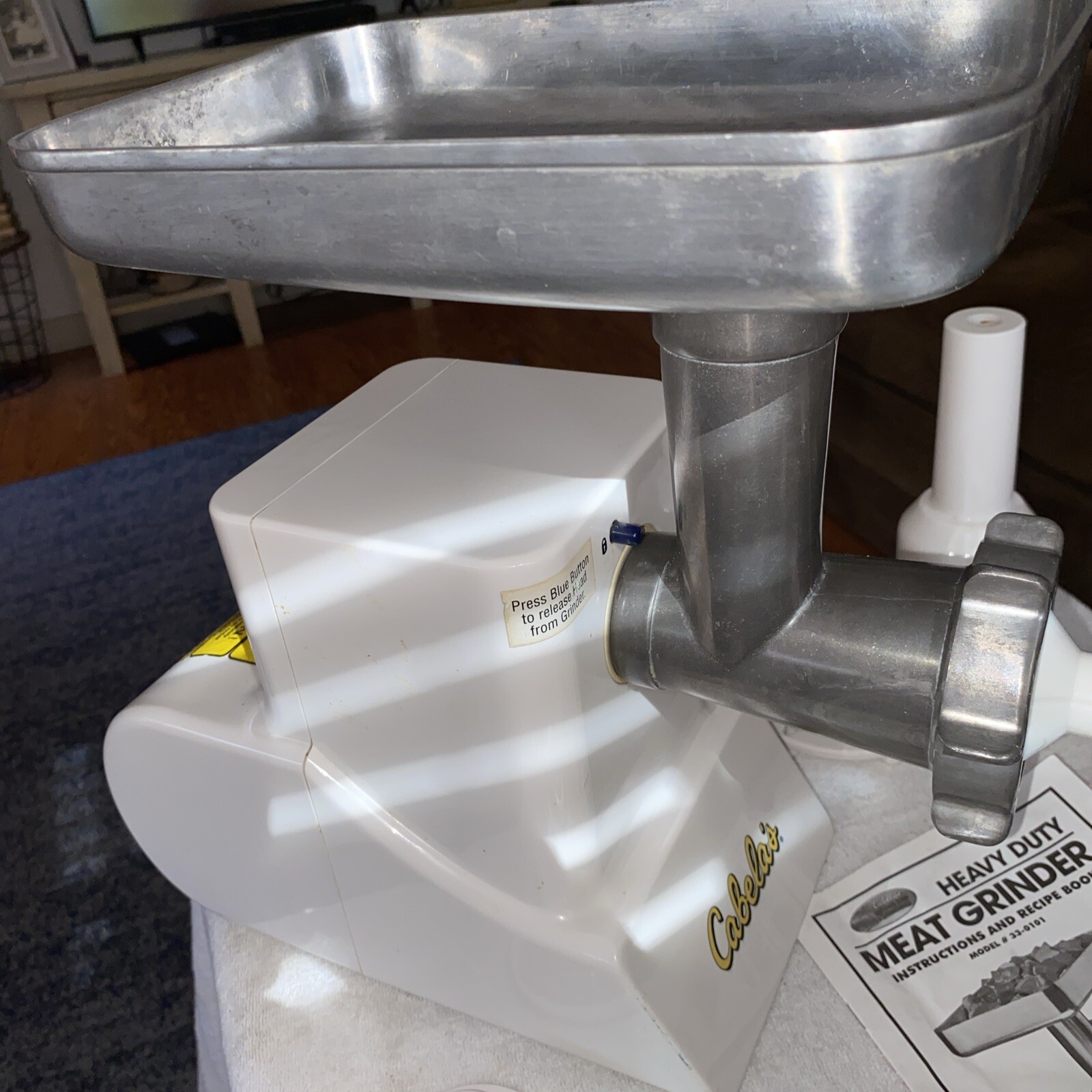 Cabelas Heavy Duty Meat Grinder Model 330101C Metal & Plastic Deer Hunter Farm eBay