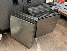 5 Edlund Stainless Steel 12" x 12" Wall Hang Kitchen Knife Holders Storage