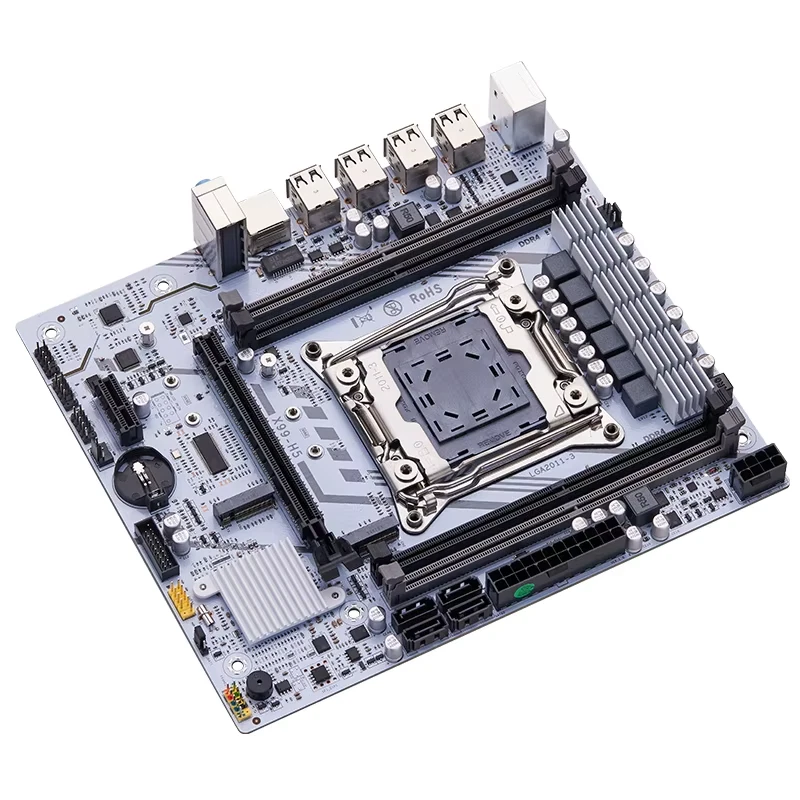 X99 Motherboard Set Kit with LGA2011-3 Xeon E5 2630 V4 CPU DDR4 16GB REG ECC Mem - Image 3 of 4