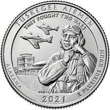 2021 P - Tuskegee Airmen Nat. Historical Site - Alabama - America The Beautiful