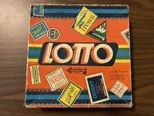 Vintage Milton Bradley Lotto game, almost complete, copyright 1932