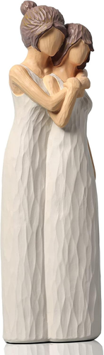 Mother Daughter Figurines Give Mom Gifts, Mother Daughter Hugging Figurines Brid