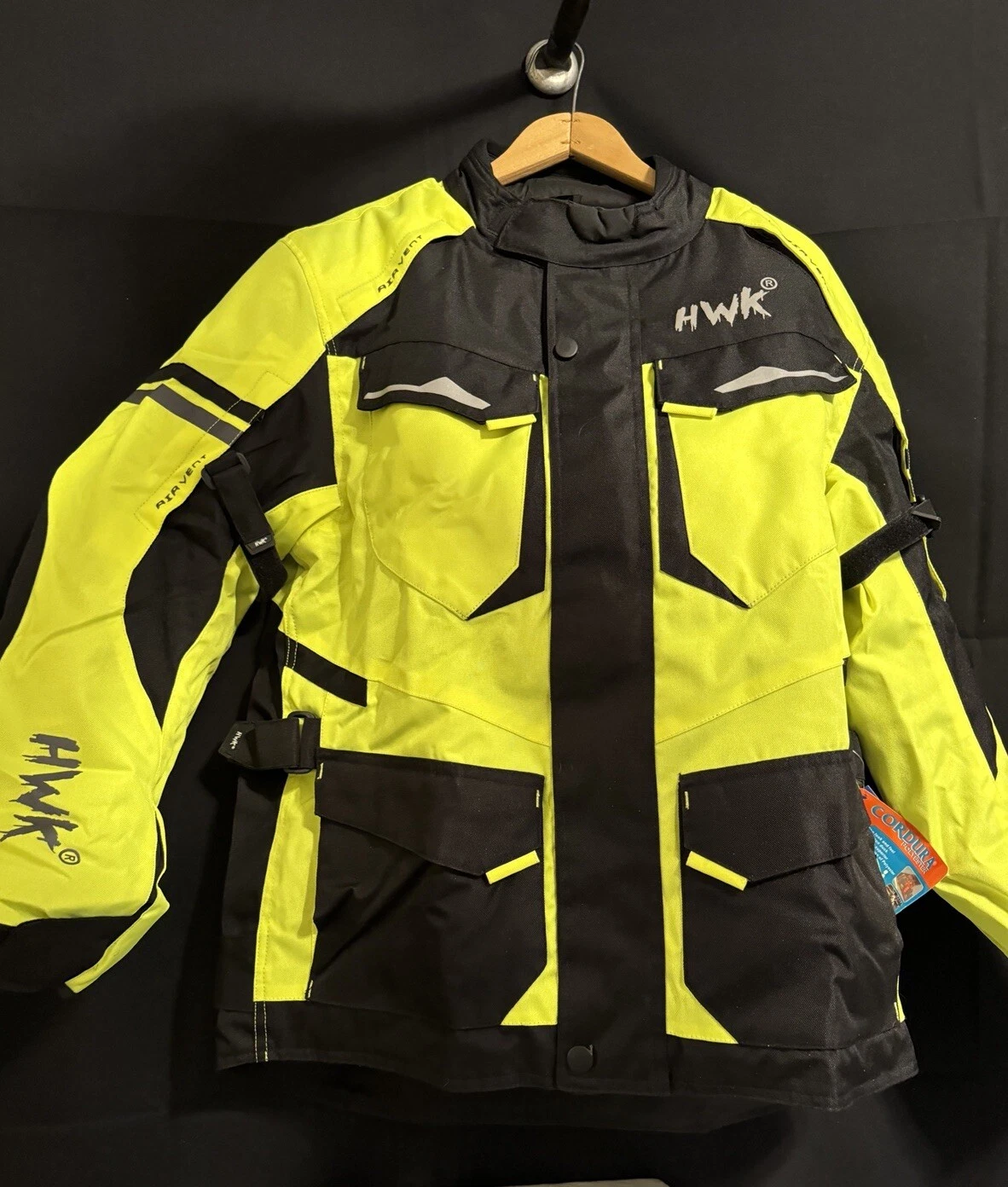 HWK Adventure/Touring Motorcycle Jacket Men, Medium, Waterproof, Heavy-Duty image 7