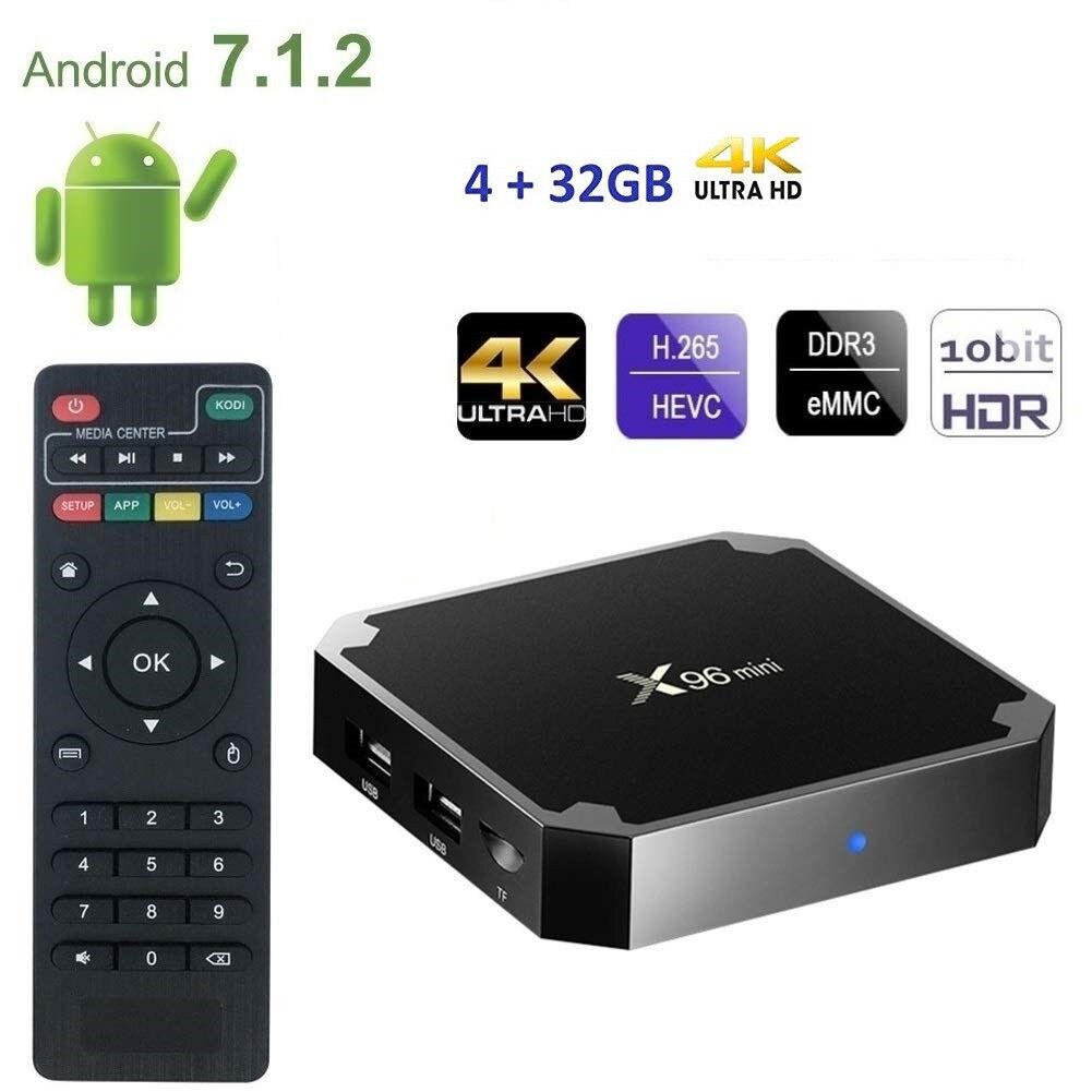 Box Smart TV X96 Mini (Android - 4K Ultra HD - 2 GB RAM - Wi-Fi)