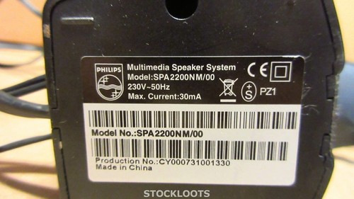 Haut-parleurs multimédias Philips 2.0 SPA2200NM/00 multimédias 4W noir - Photo 2/2
