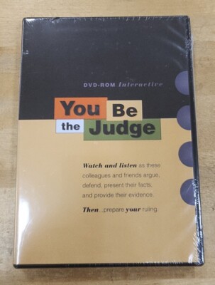You Be The Judge DVD ROM 2 DISC SET - NEW/SEALED  McGraw-Hill Irwin