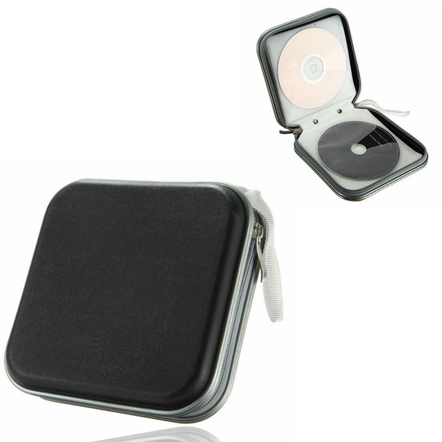 New 40 Disc Double-side CD DVD Organizer Holder Storage Case Hard Wallet Album*