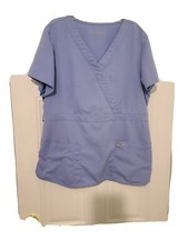 GREY'S ANATOMY SCRUB TOP XL BLUE 3
