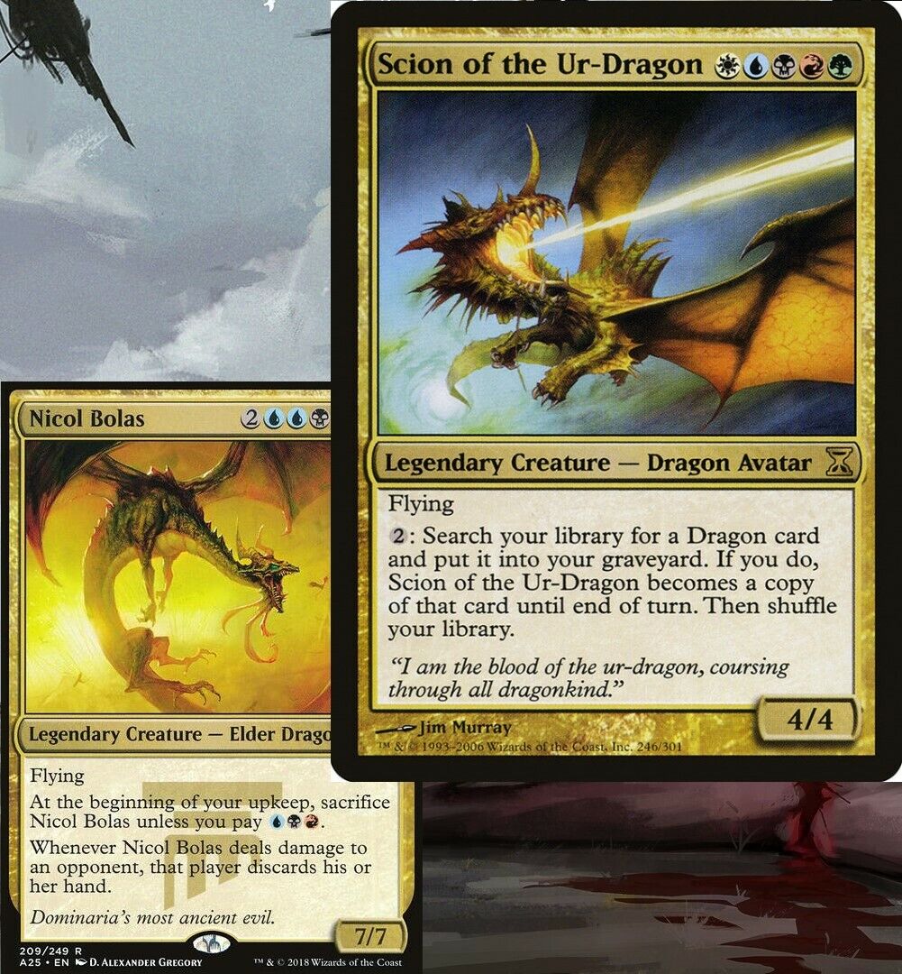 Combo Necromancy +Worldgorger Dragon + Magic: the Gathering MTG