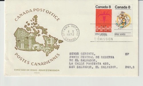 CANADA, 1972  Indians of the plains   FDC / 2399