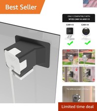 Securely Mount Wyze Cam V4/V3 with 20 Adjustable Tilt for Crystal Clear Views
