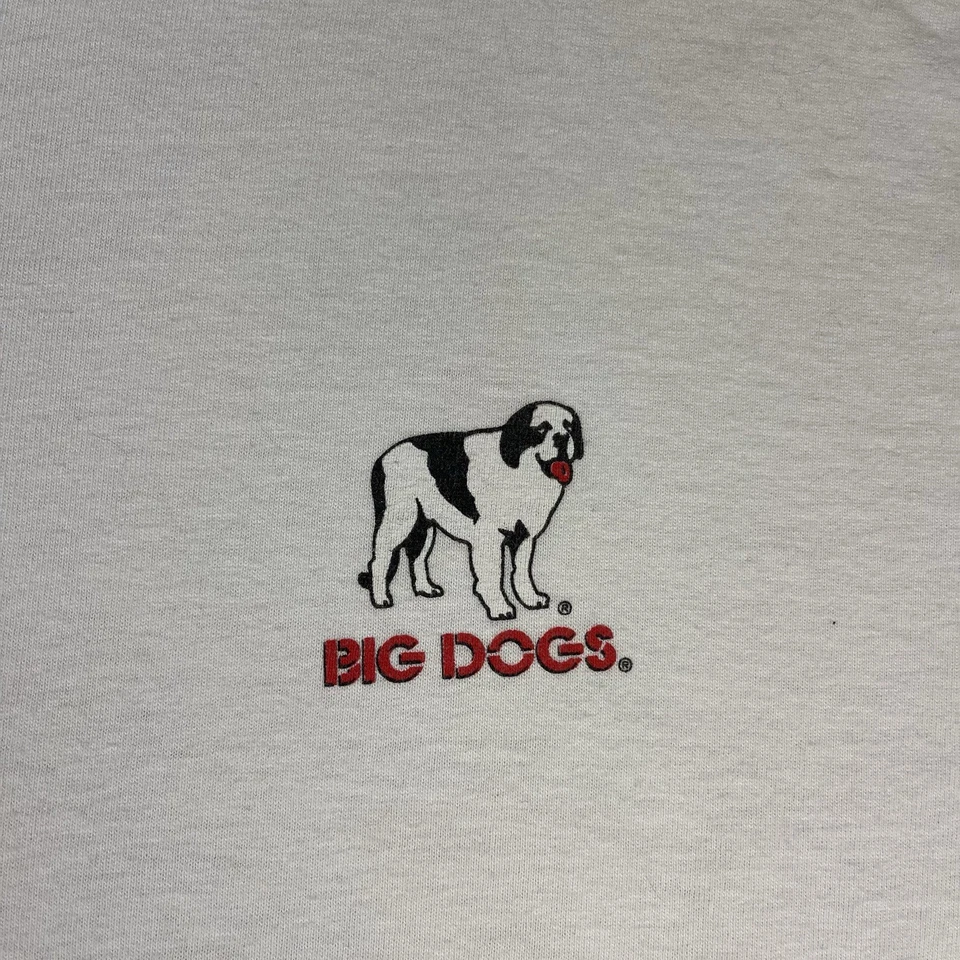 Винтажная футболка с большими собаками большой волосатый лаун Гарри Поттер пародия графический белый - Изображение 4 из 4