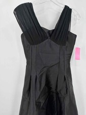 Pre-Owned Chats Black Size Small Midi Evening Gown