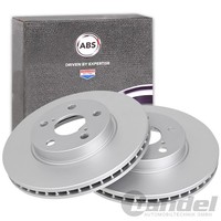 2X A.B.S. Bremsscheiben 260Mm Vorne Passend FüR Toyota Avensis