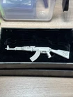 Fine Silver 2oz .999 Pure AK47 With Certificate,BoxAndHard Case 1500 Worldwide
