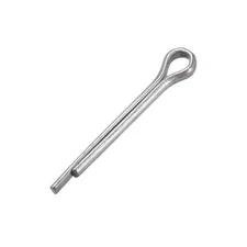 Split Cotter Pin 5/32 inch x 1 3/16 inch Carbon Steel 2-Prongs Silver 50Pcs