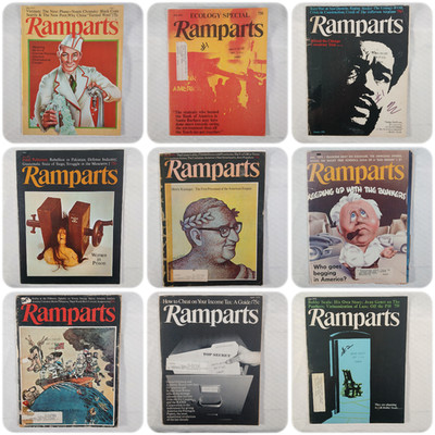 Ramparts Magazine Single Back Issues 1962 to 1975 Counterculture Pick Your Issue