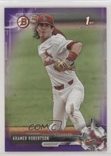 2017 Bowman Draft Purple 219/250 Kramer Robertson #BD-161 0b3
