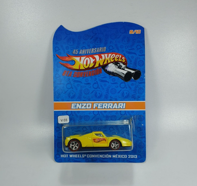 Hot Wheels 2013 Mexico Convention Enzo Ferrari 9/10 - Yellow | eBay
