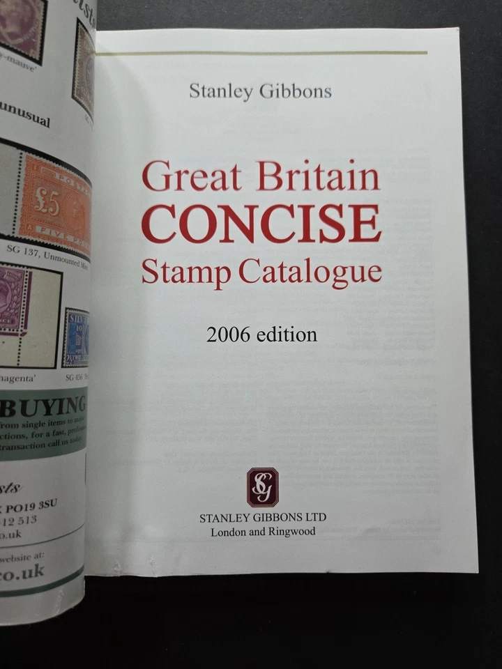 Stanley Gibbons Great Britain Concise Stamp Catalogue in Colour, 2006. Paperback - Image 3 of 3