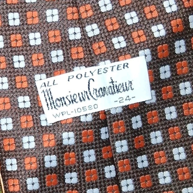 Corbata ENORME Lote 12x Mod MCM ANCHO Vintage Disco Años 70 Rayas Wemlon Jcpenney Foto 3 de 4