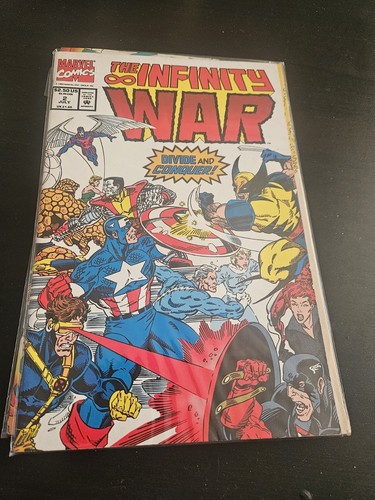 The Infinity War 2 Marvel 1992 NM 1st Print Movie Key 1st Cameo App The Goddess