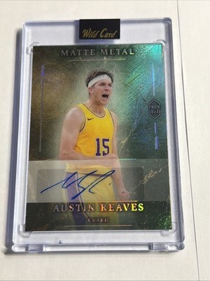2026 Wild Card Matte Metal Austin Reaves True 1/1 Auto Lakers Basketball Foil
