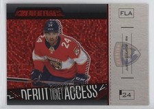 2023 Credentials Debut Ticket Access Horizontal Red 81/125 Justin Sourdif 11w3