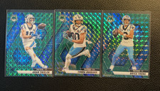 CAROLINA PANTHERS Mosiac Green 3 Card Lot, Thielen, Hubbard, Young
