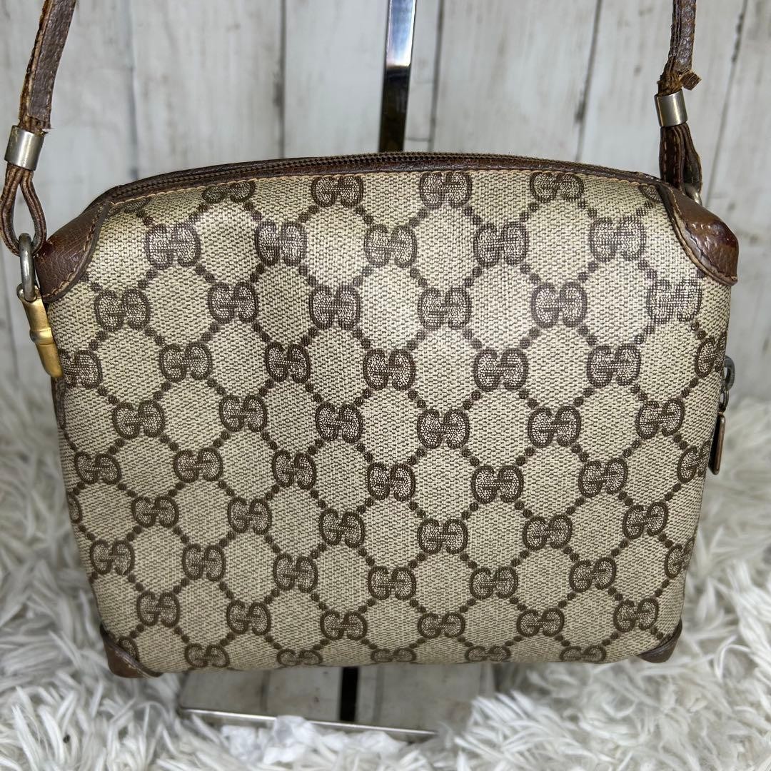 GUCCI Old Gucci Leather Interlocking Shoulder Bag… - image 8