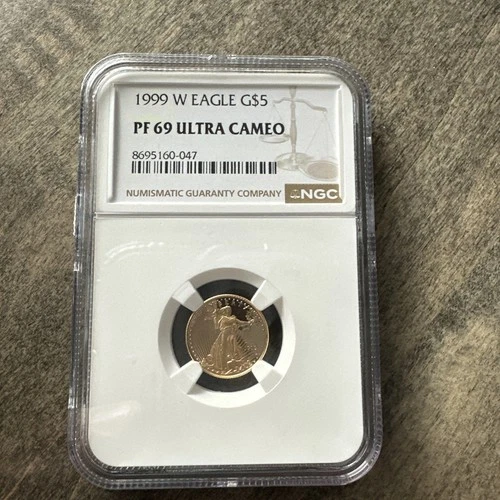 1999-W G$5 1/10 oz Gold American Eagle Proof - NGC PF 69 Ultra Cameo