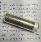 1 Tube (50)  Liberty Head Mercury Dimes 90% Silver. Nice Variety Old Collection