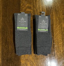 Alpine Design Thermolite Boot Socks Merino Wool Large Men  s 8-12 Heavyweight New