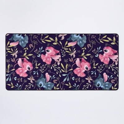 Disney Lilo & Stitch Tropical Floral Large Desk Mat, Idea Gift For Friends
