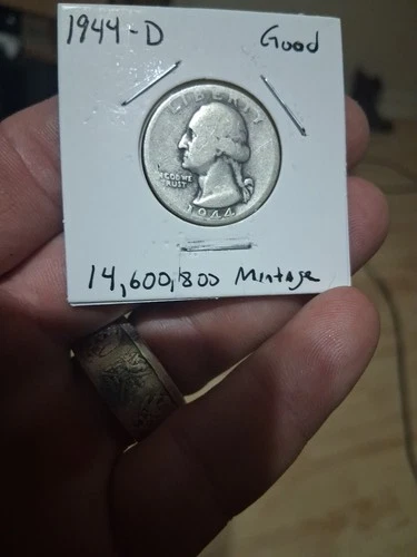 1944-D  Washington Quarter Good Condition