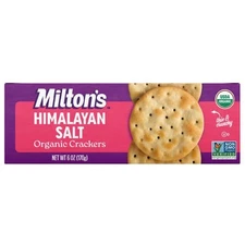 Organic Crackers with Himalayan Salt - Non-GMO, Kosher, 6 Oz