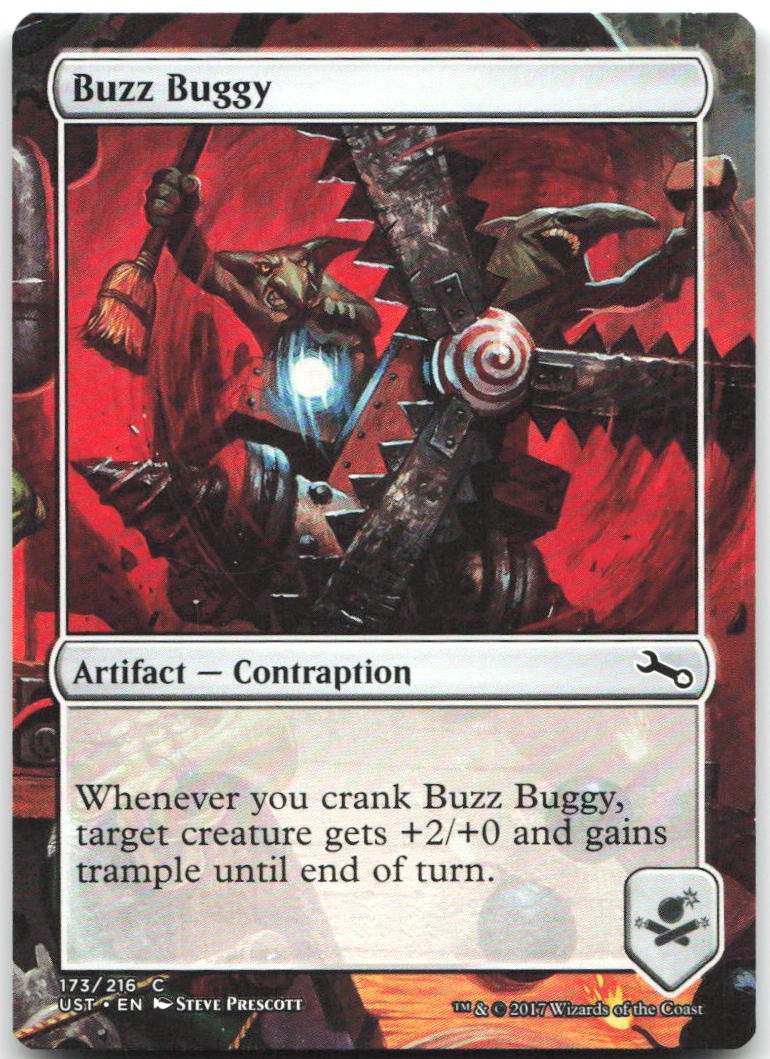 Buzz Buggy 173 Common Unstable Magic: The Gathering Lightly Played