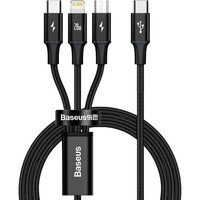Kabel USB-C Zu USB-C / Iphone / Microusb 20W 1,5M Baseus Ladekabel Schwarz