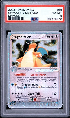 Dragonite ex graded PSA 8 for sale on eBay
