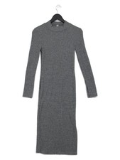 Topshop Bodycon Midi Dress UK10 in Grey