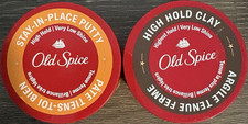 Old Spice Hair Putty High Hold Very Low Shine Matte 2.22 oz Lot of 2 