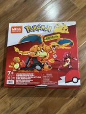 MEGA CONSTRUX POKEMON CHARMANDER EVOLUTION SET 313 PCS NEW SEALED HFG06 LEGO SET