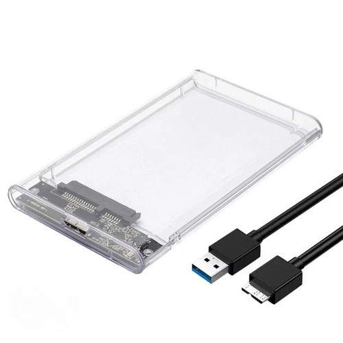 Boîtier de disque dur USB 3 1 transparent avec support Hot Swap pour 79 5MM