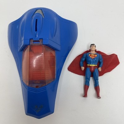 DC Super Powers SUPERMAN WITH ORIGINAL CAPE and SUPERMOBILE 1984 Kenner