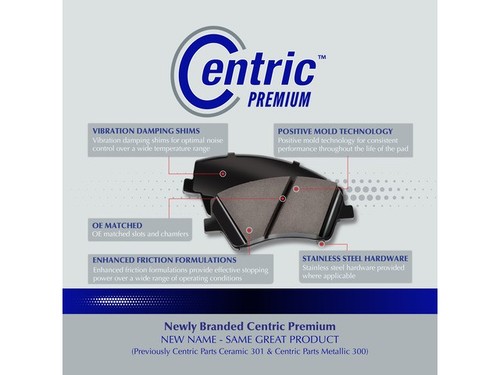 Centric Parts Disc Brake Pad Set P N 301 01230 - Picture 5 of 9