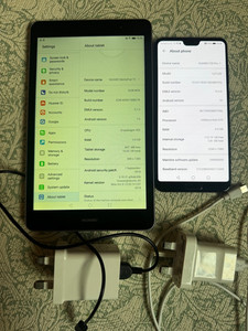 Huawei P20 Pro 128GB schwarz Smartphone + T3 Tablet Bundle - entsperrt & Ladegeräte