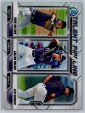 2021 Bowman #TP-COL Ben Bowden / Ryan Rolison / Colton Welker Chrome *RO