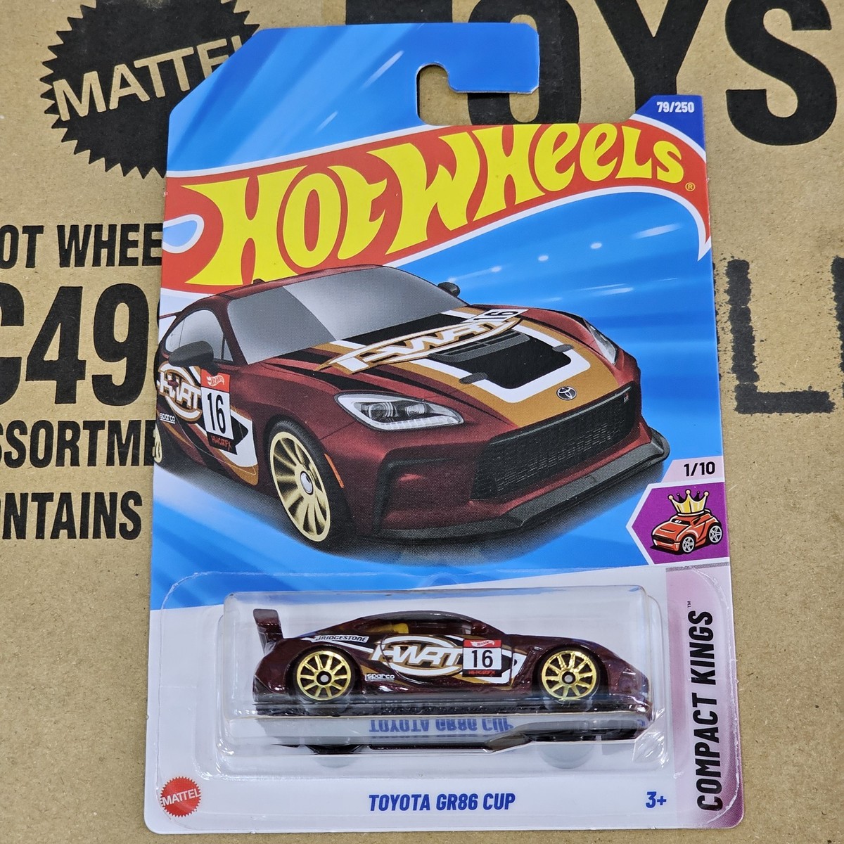 TOYOTA 86 K One Racing 未開封 2025 HOT WHEELS MAINLINE CASE J TOYOTA GR86 CUP COMPACT KINGS | eBay